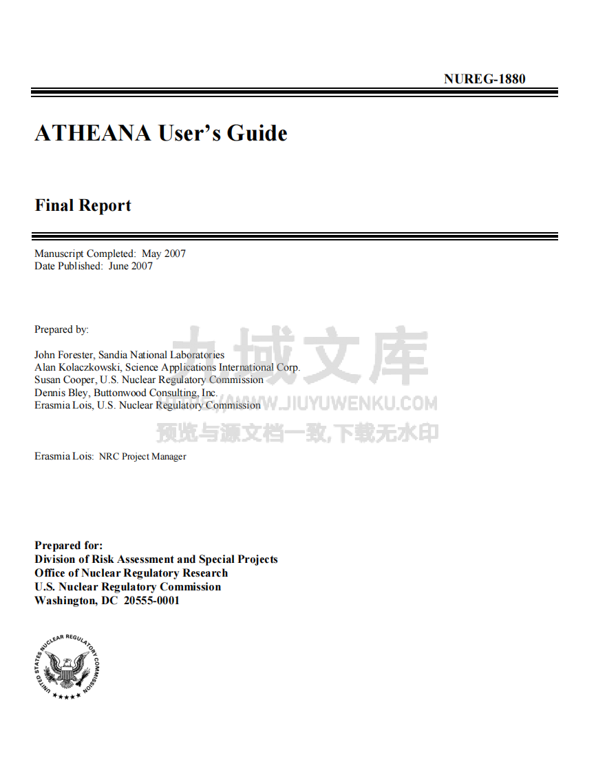 NUREG-1880-ATHEANA-User’s-Guide 第5页