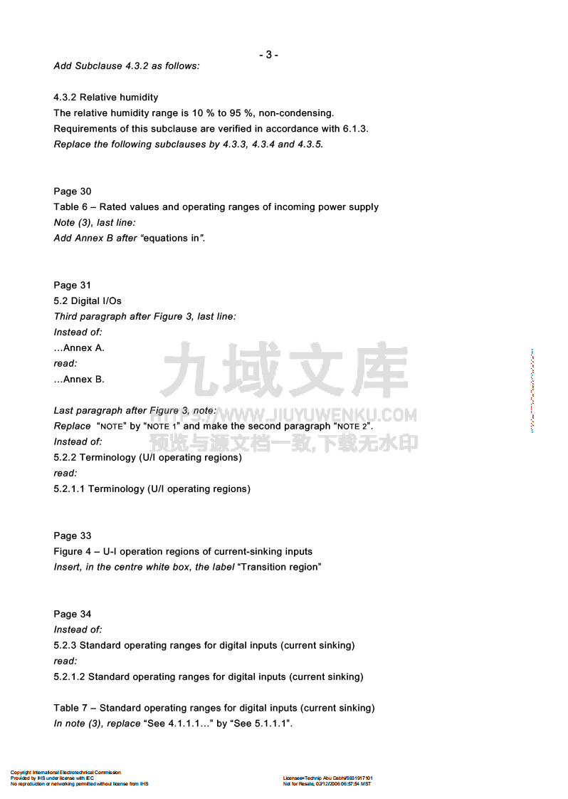 IEC 61131-2 Programmable controllers 第3页