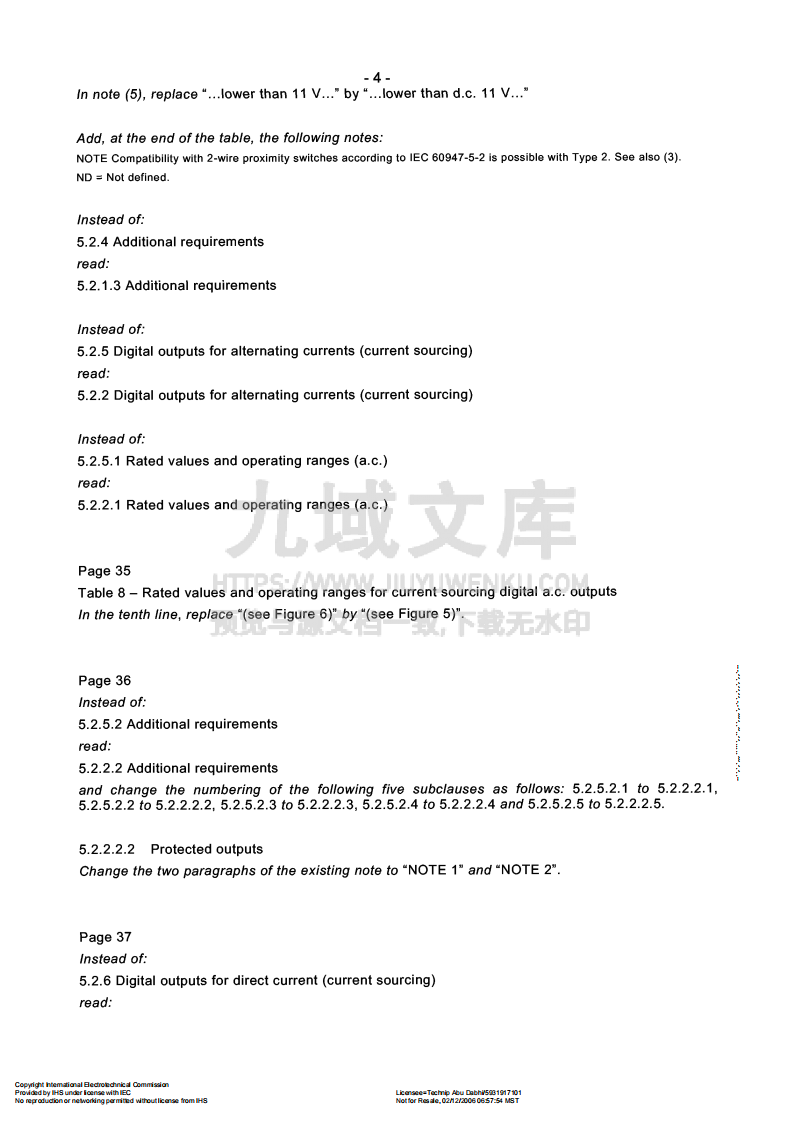 IEC 61131-2 Programmable controllers 第4页
