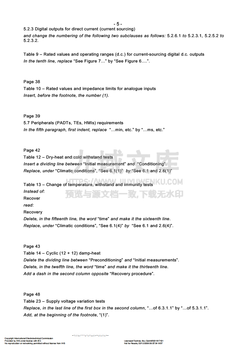 IEC 61131-2 Programmable controllers 第5页