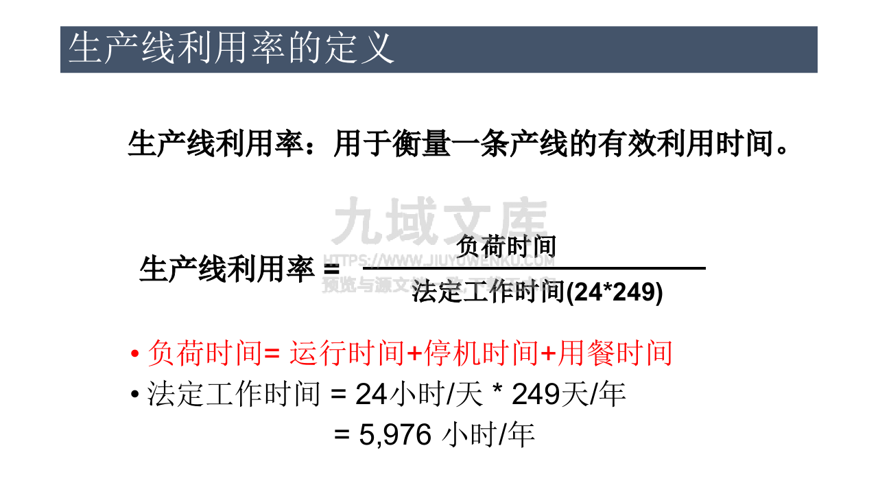 OEE计算及损失分析 第4页