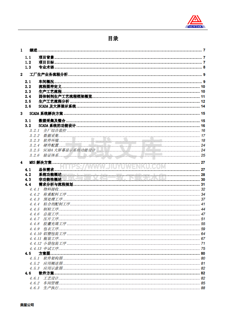 固体制剂MES方案（共174页） 第4页