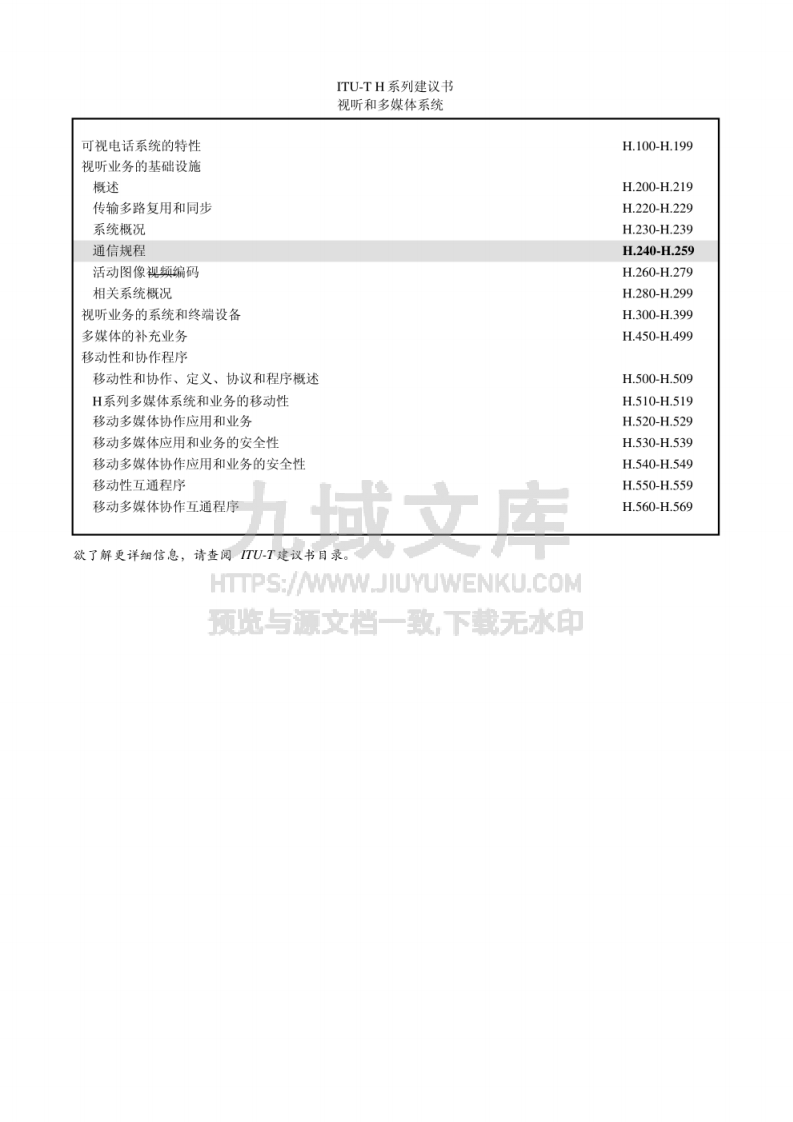 ITU  国际电信联盟 H.248  标准 第2页