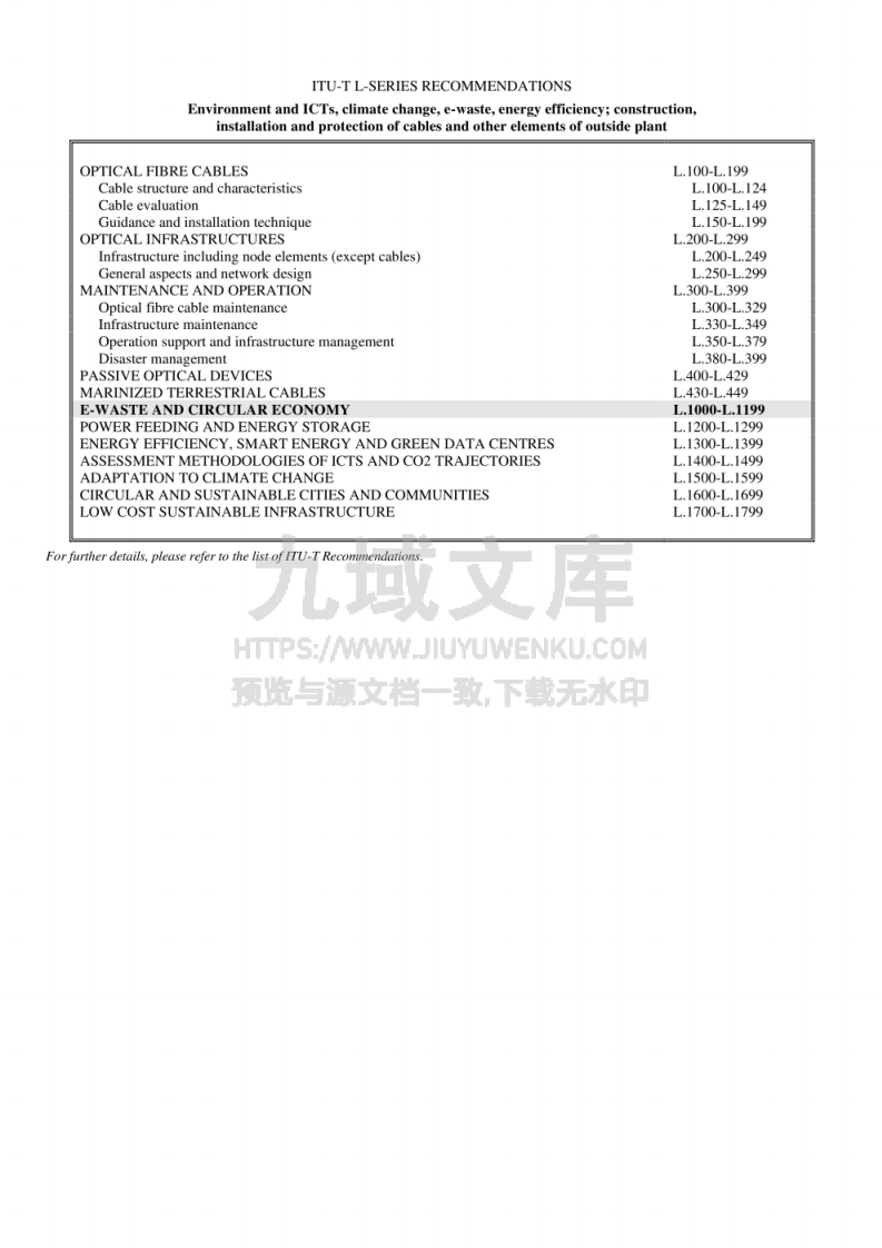 ITU-T L.1023-2023循环性绩效评分评估方法 第2页