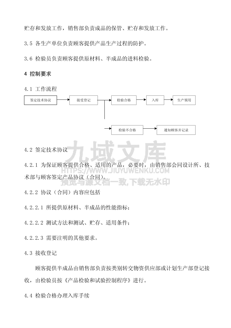 GJB9001顾客财产控制程序 第2页