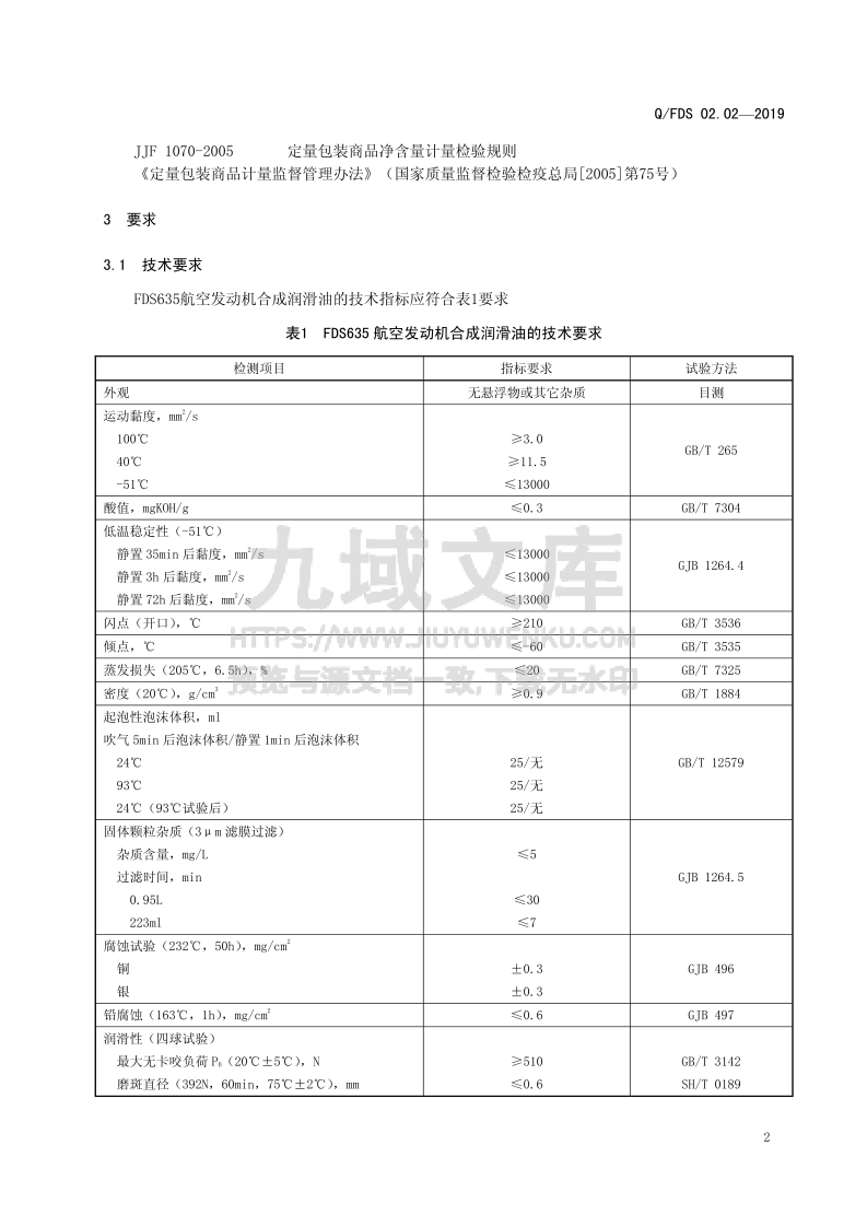 Q_FDS FDS635 航空发动机合成润滑油 第5页