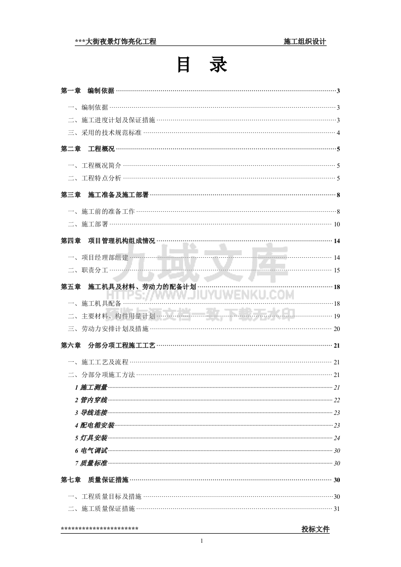 街夜景灯饰亮化工程 第1页