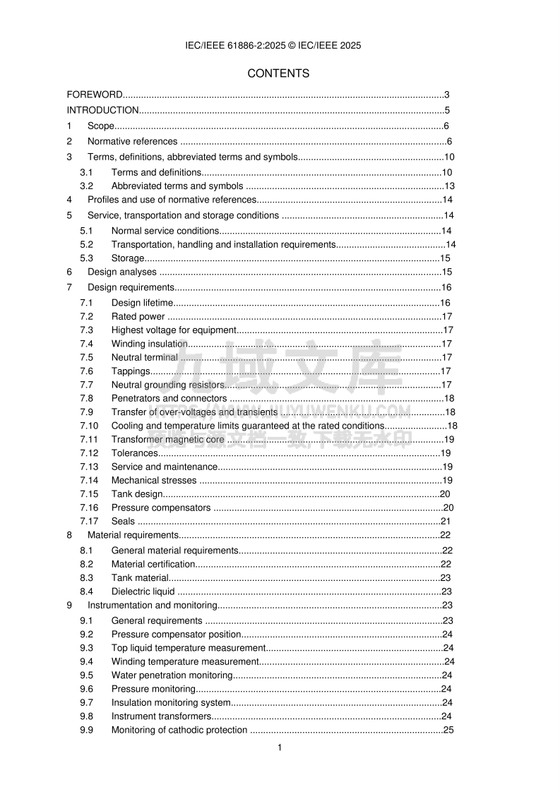 IEC-IEEE 61886-2 2025海底设备-第2部分-电力变压器 第3页