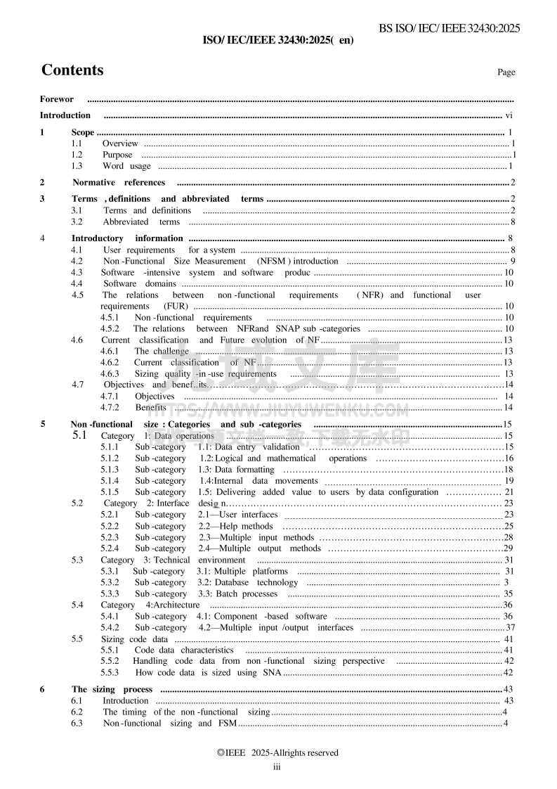 BS ISO-IEC-IEEE 32430 2025 Software engineeringSoftware non-functional size measurement 第5页